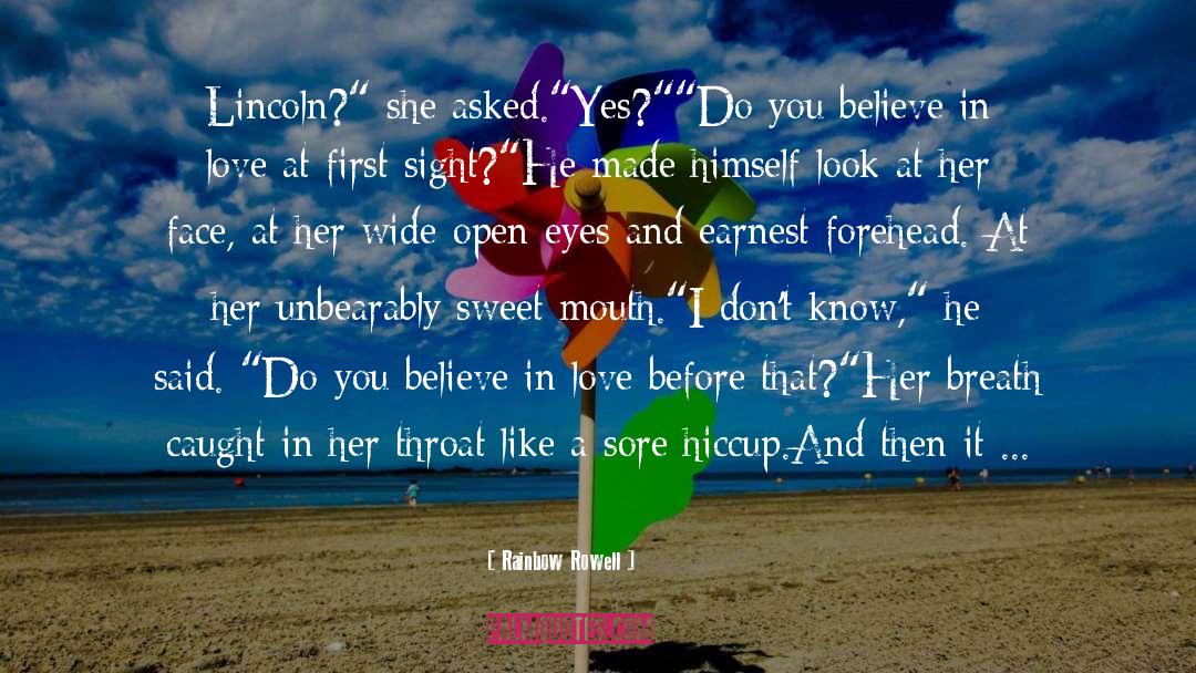 Lincoln Emblaze quotes by Rainbow Rowell