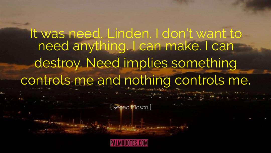Linden quotes by Renea Mason