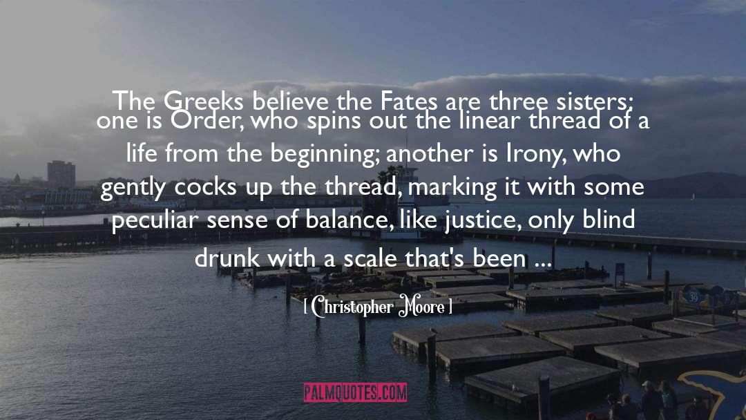 Linear B quotes by Christopher Moore