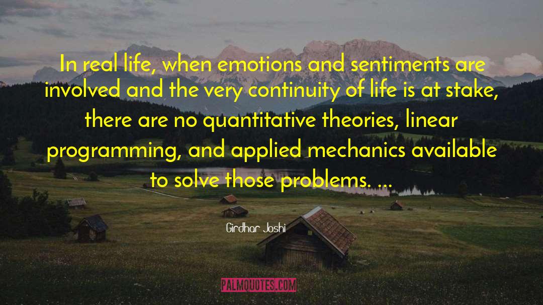 Linear Programming quotes by Girdhar Joshi