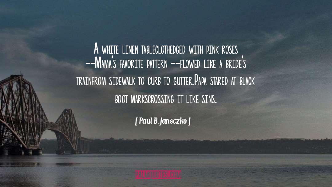 Linen quotes by Paul B. Janeczko