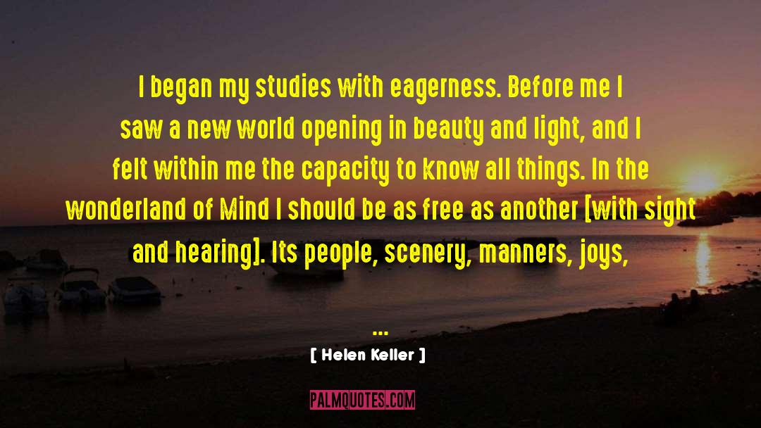 Lines Thoughts Felt quotes by Helen Keller