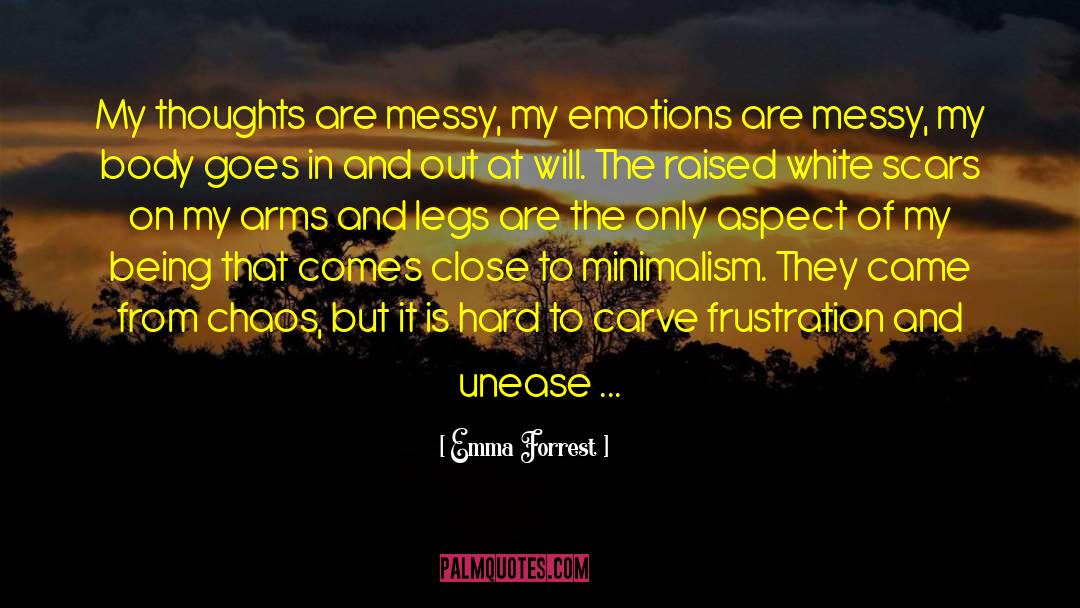 Lines Thoughts Felt quotes by Emma Forrest