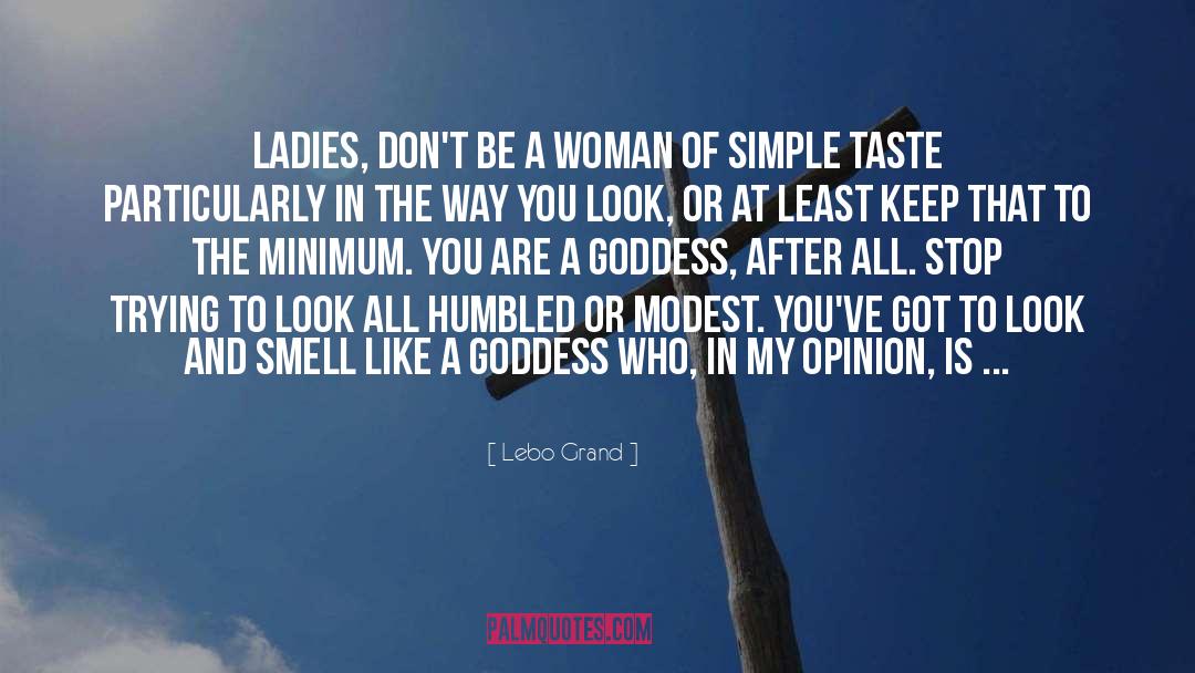 Lingerie quotes by Lebo Grand