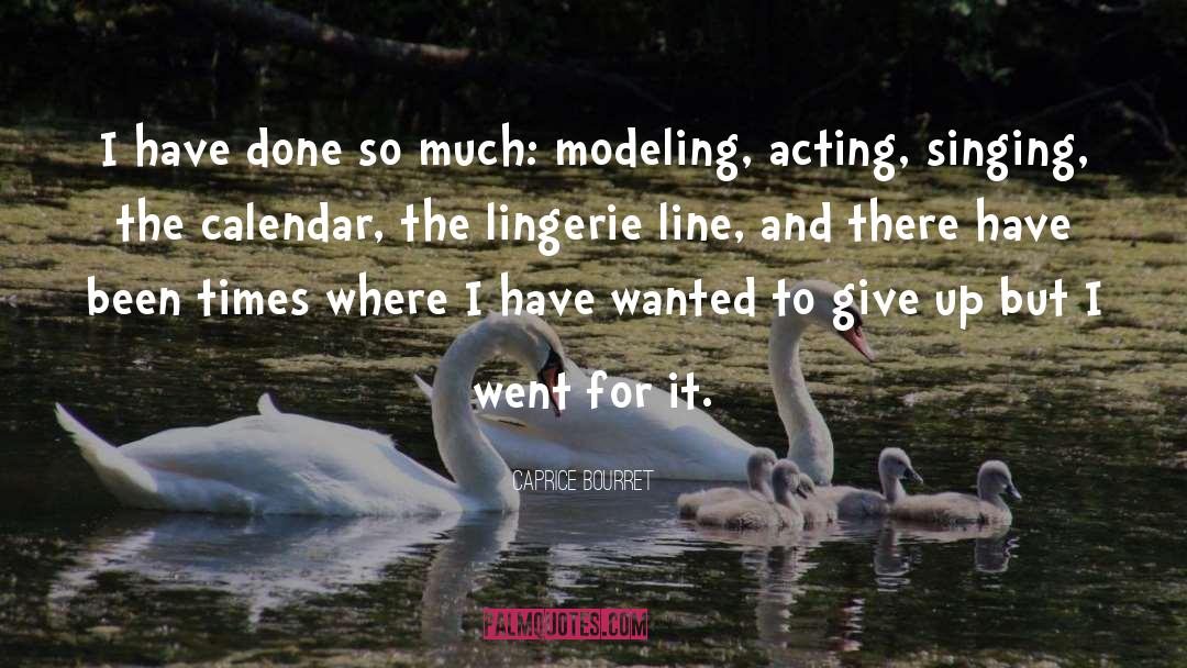 Lingerie quotes by Caprice Bourret