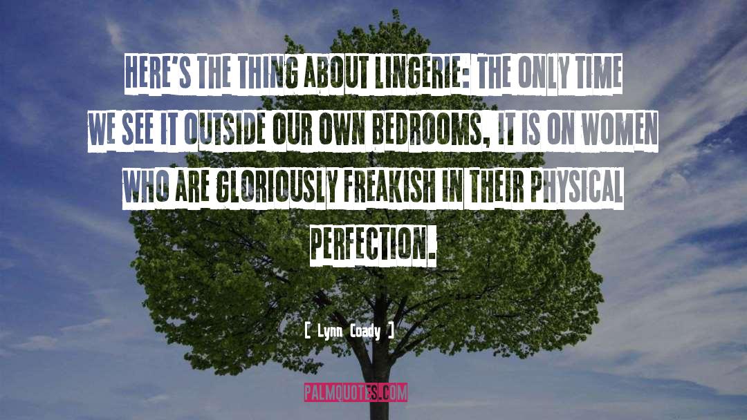Lingerie quotes by Lynn Coady