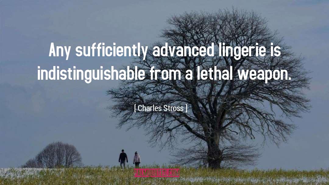 Lingerie quotes by Charles Stross