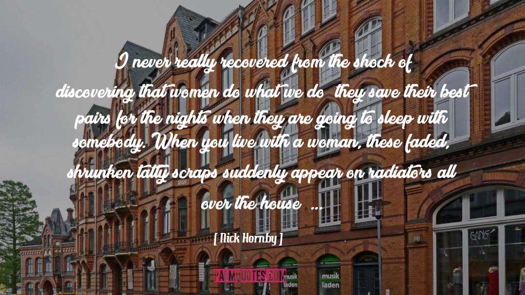 Lingerie quotes by Nick Hornby