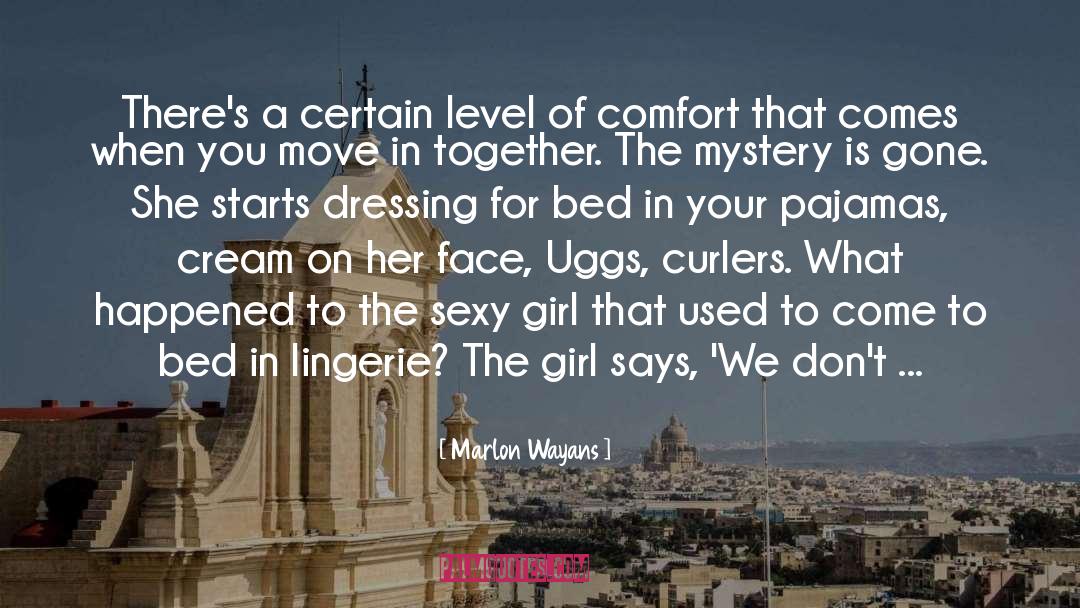 Lingerie quotes by Marlon Wayans