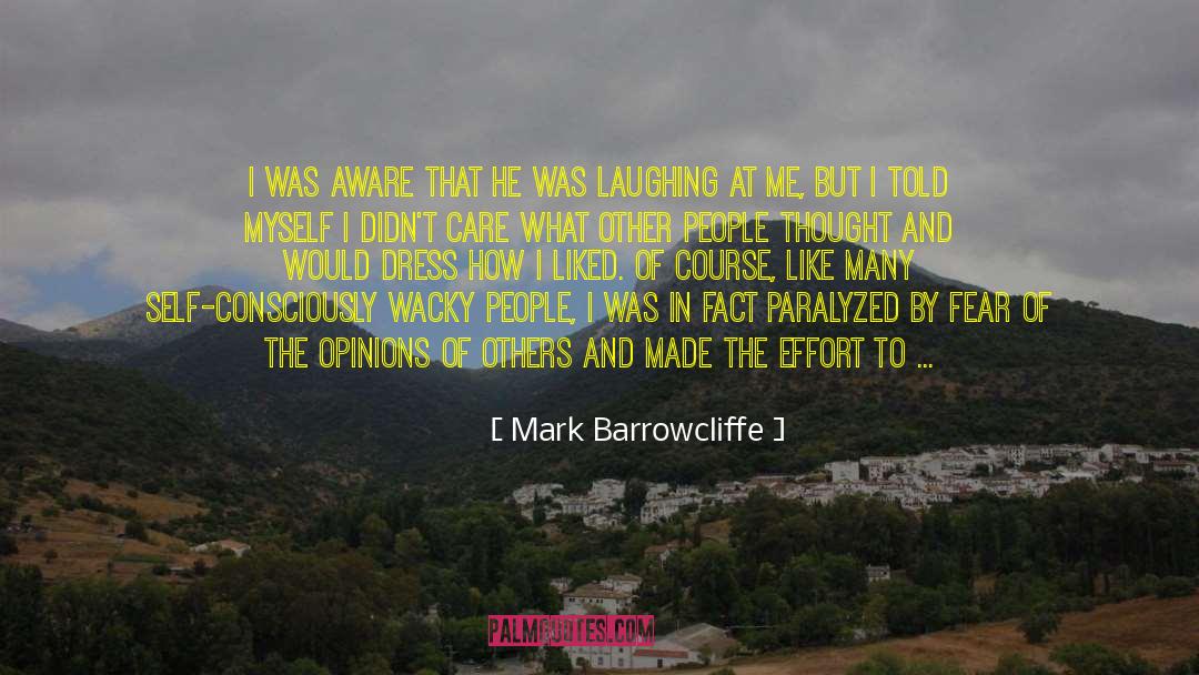 Lingering quotes by Mark Barrowcliffe