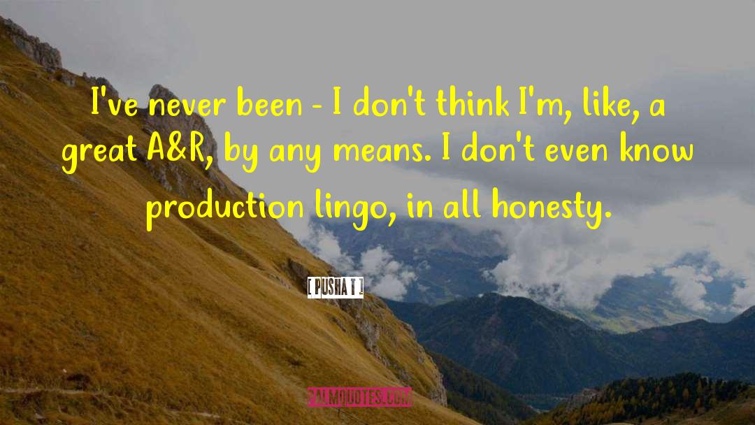 Lingo quotes by Pusha T