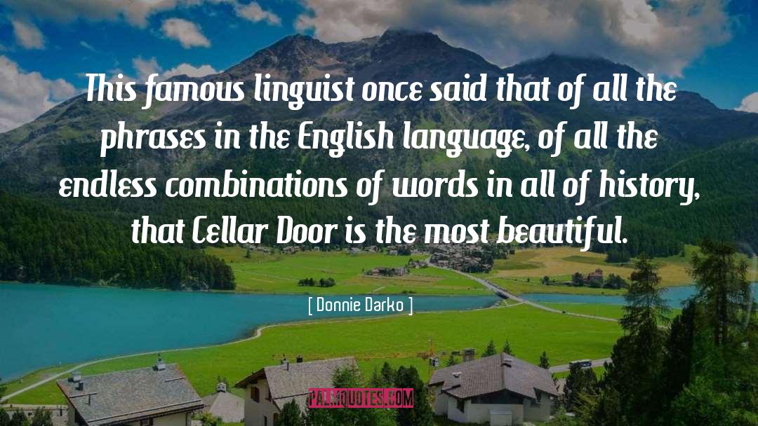 Linguist quotes by Donnie Darko