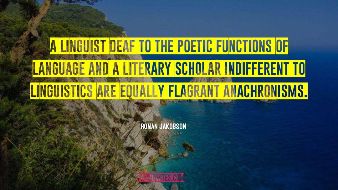 Linguist quotes by Roman Jakobson