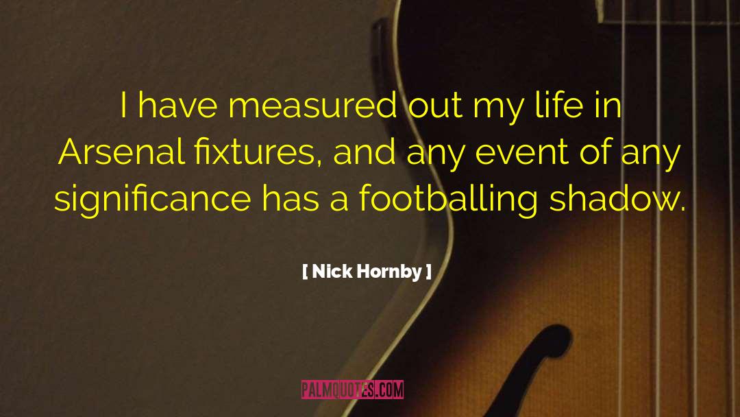 Linguistic Event quotes by Nick Hornby