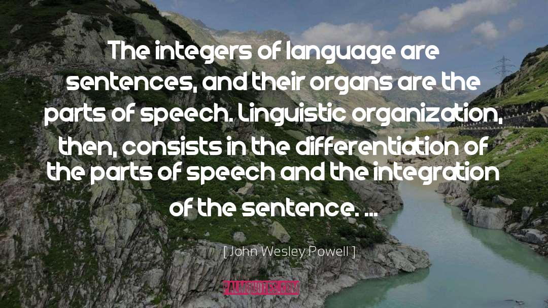 Linguistic quotes by John Wesley Powell