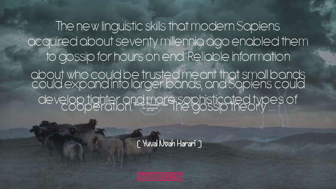 Linguistic quotes by Yuval Noah Harari