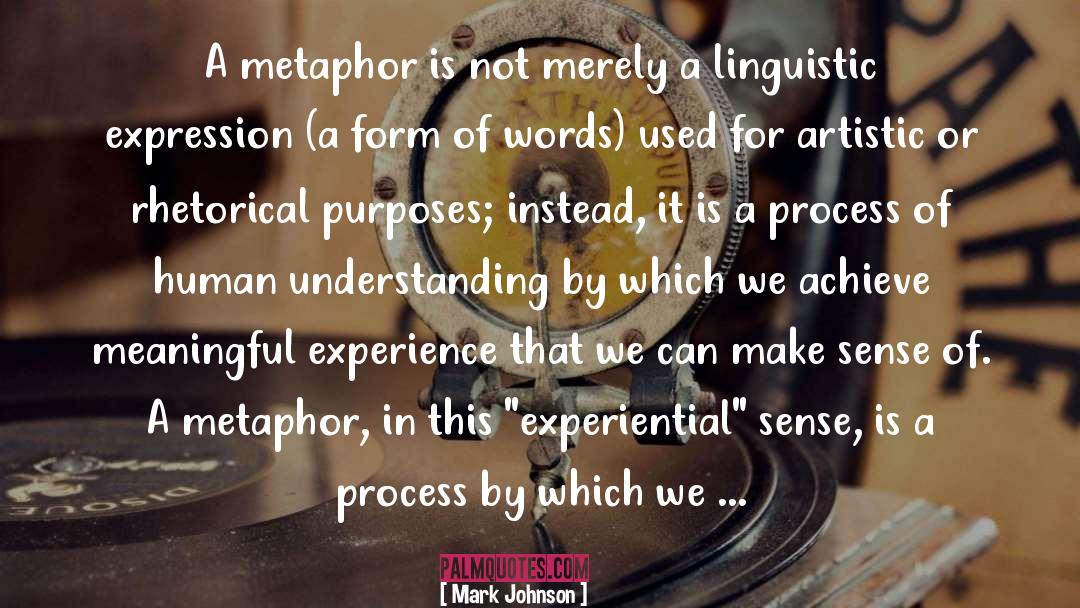 Linguistics quotes by Mark Johnson