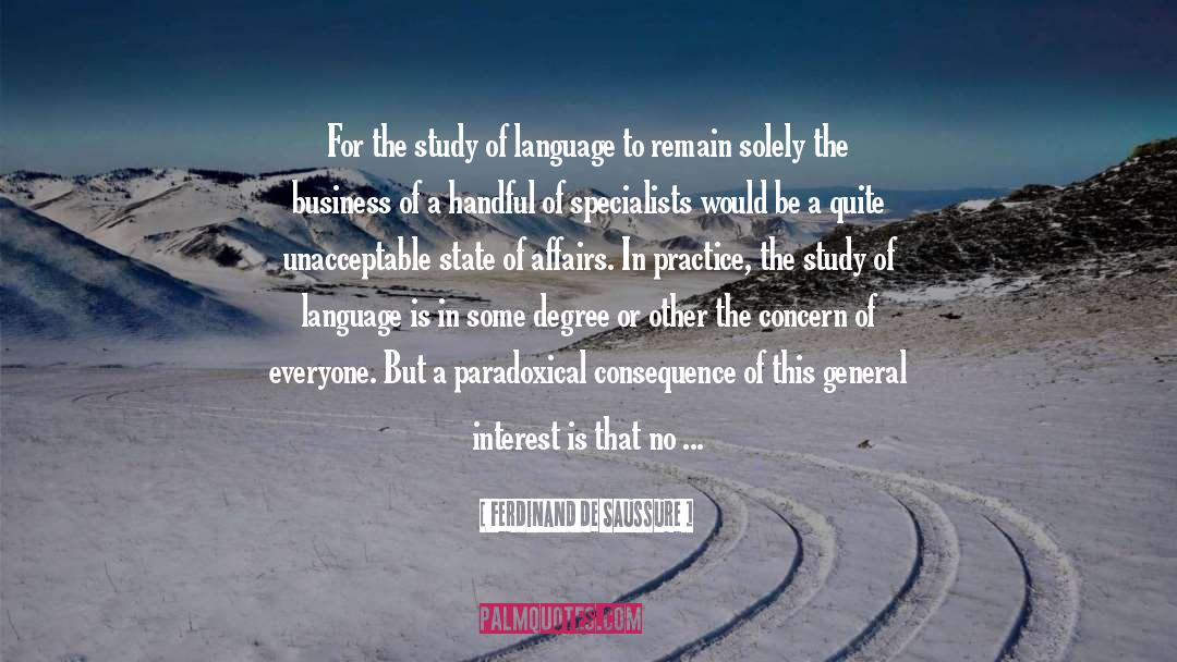 Linguistics quotes by Ferdinand De Saussure
