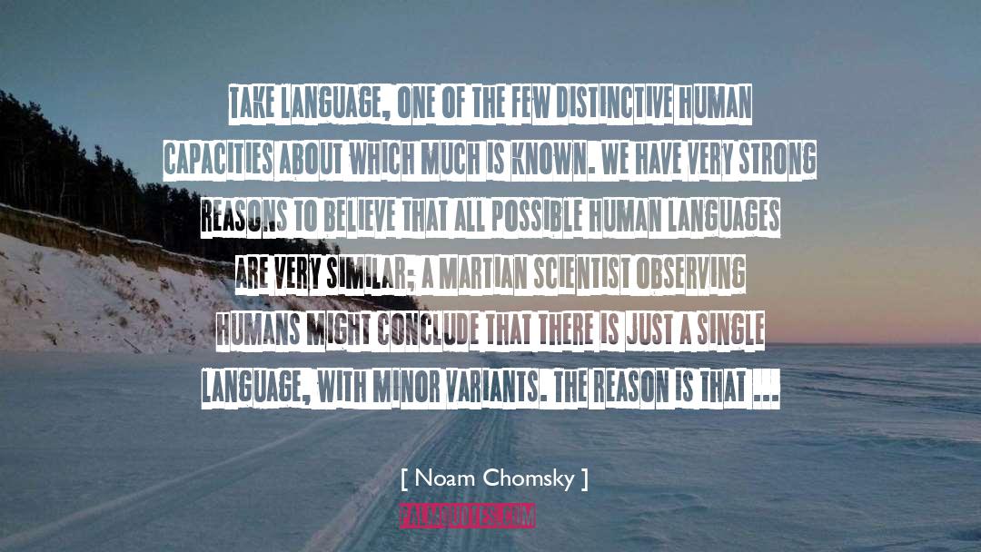 Linguistics quotes by Noam Chomsky