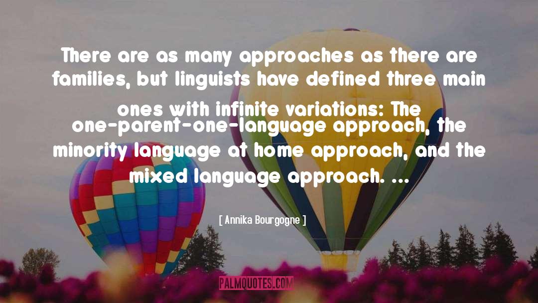 Linguists quotes by Annika Bourgogne