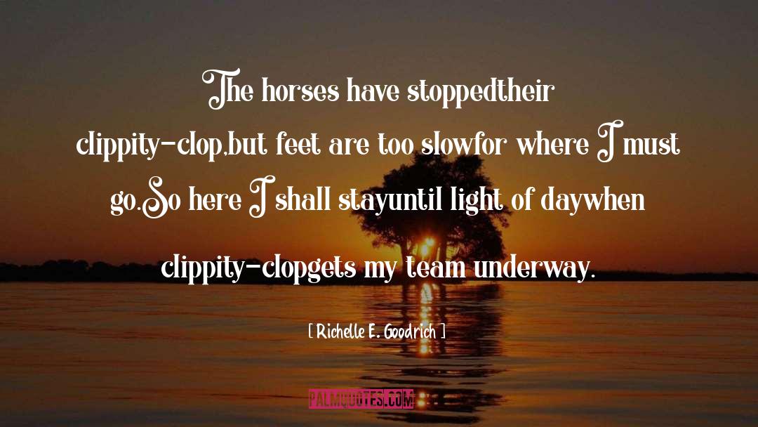Liniment For Horses quotes by Richelle E. Goodrich