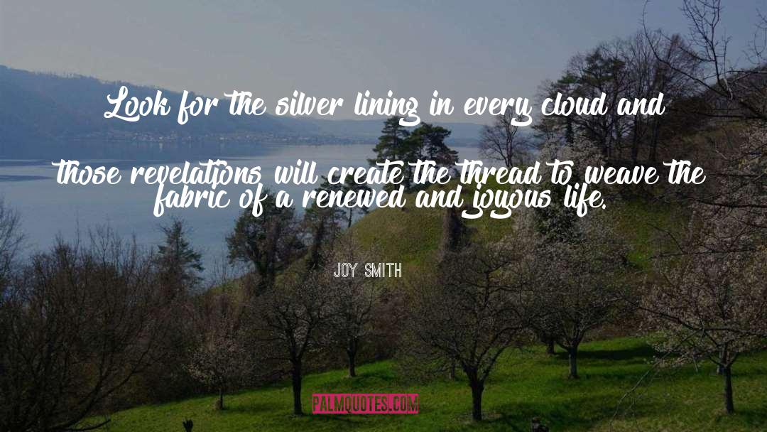 Lining quotes by Joy Smith