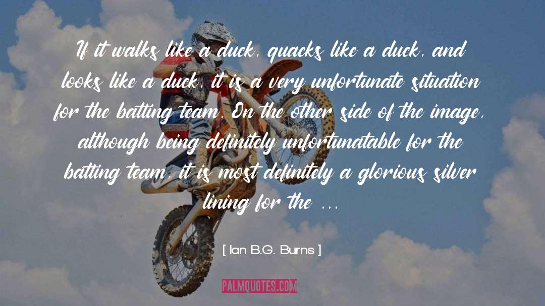 Lining Up quotes by Ian B.G. Burns