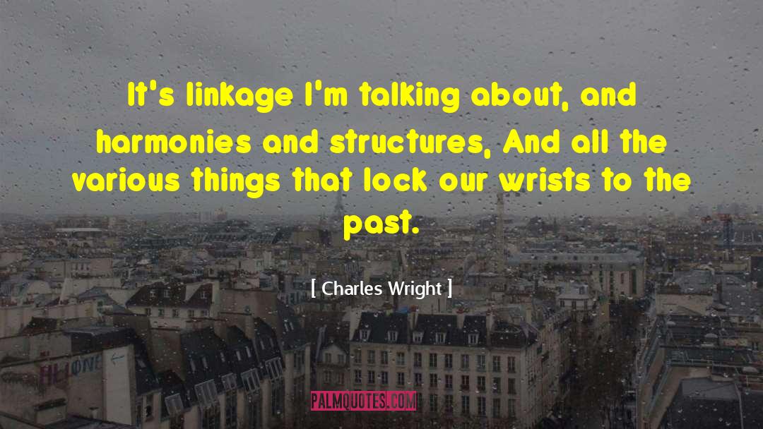 Linkages quotes by Charles Wright
