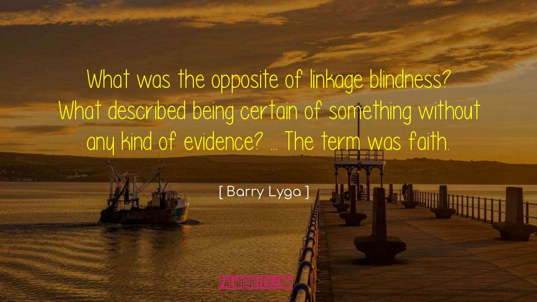 Linkages quotes by Barry Lyga