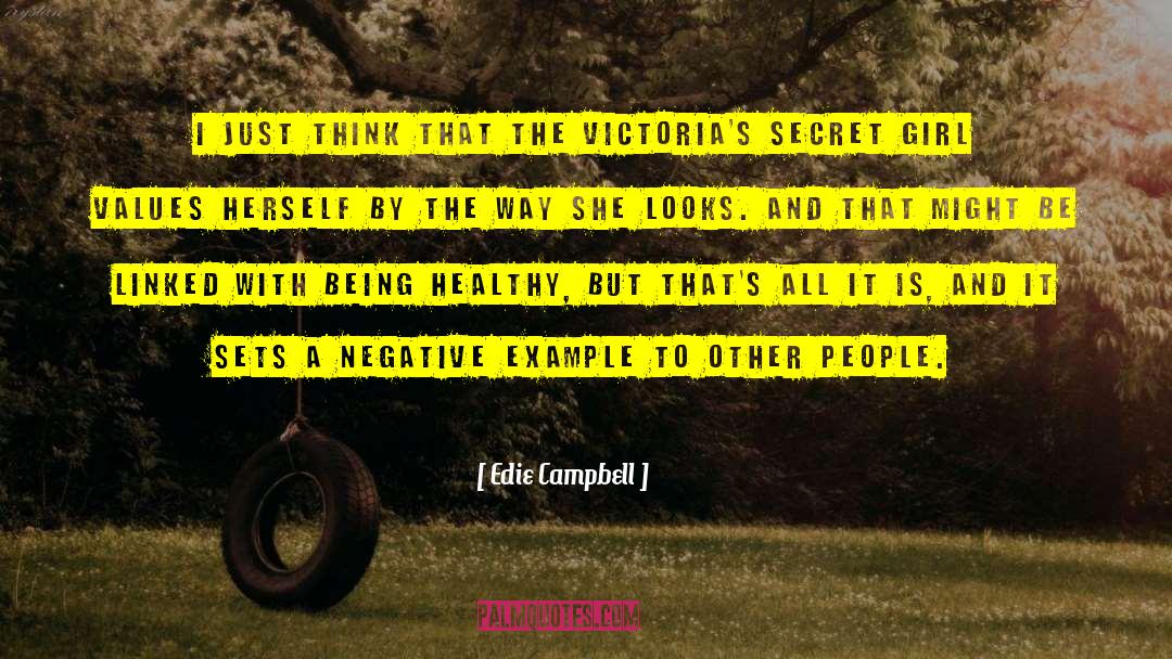 Linked quotes by Edie Campbell