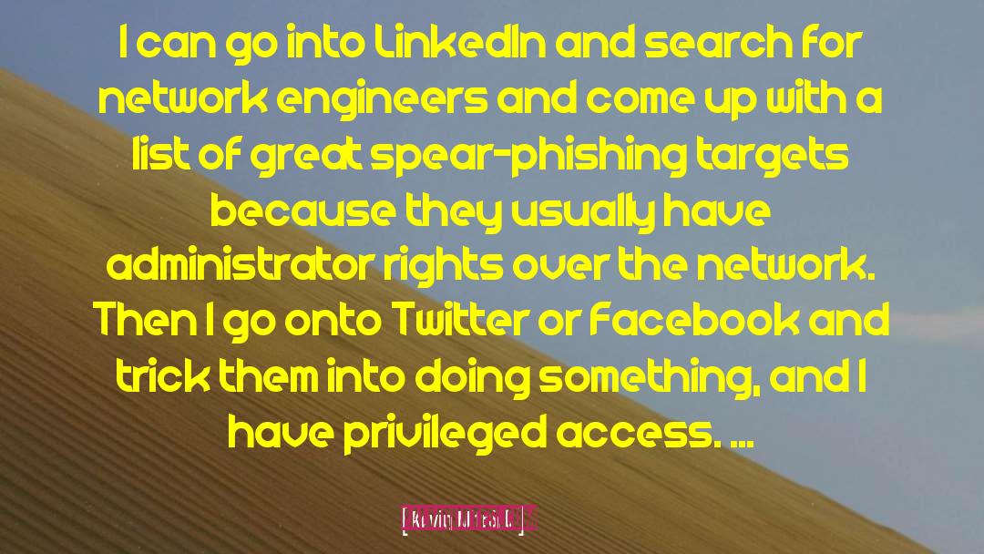 Linkedin quotes by Kevin Mitnick