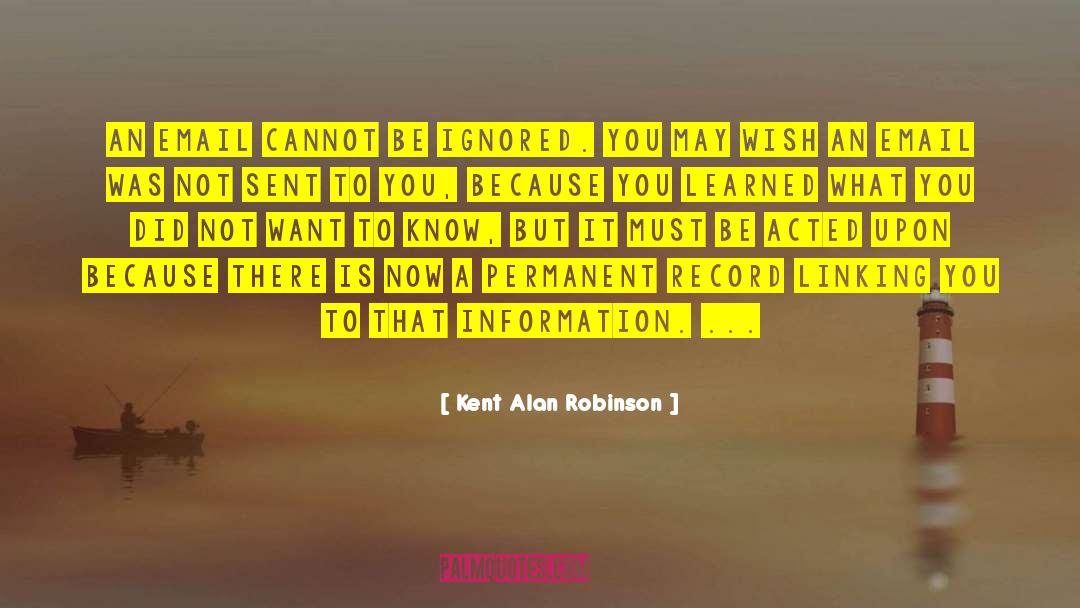 Linking quotes by Kent Alan Robinson