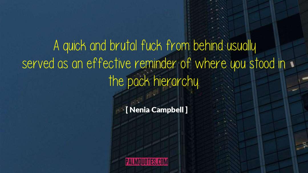 Linnaean Hierarchy quotes by Nenia Campbell