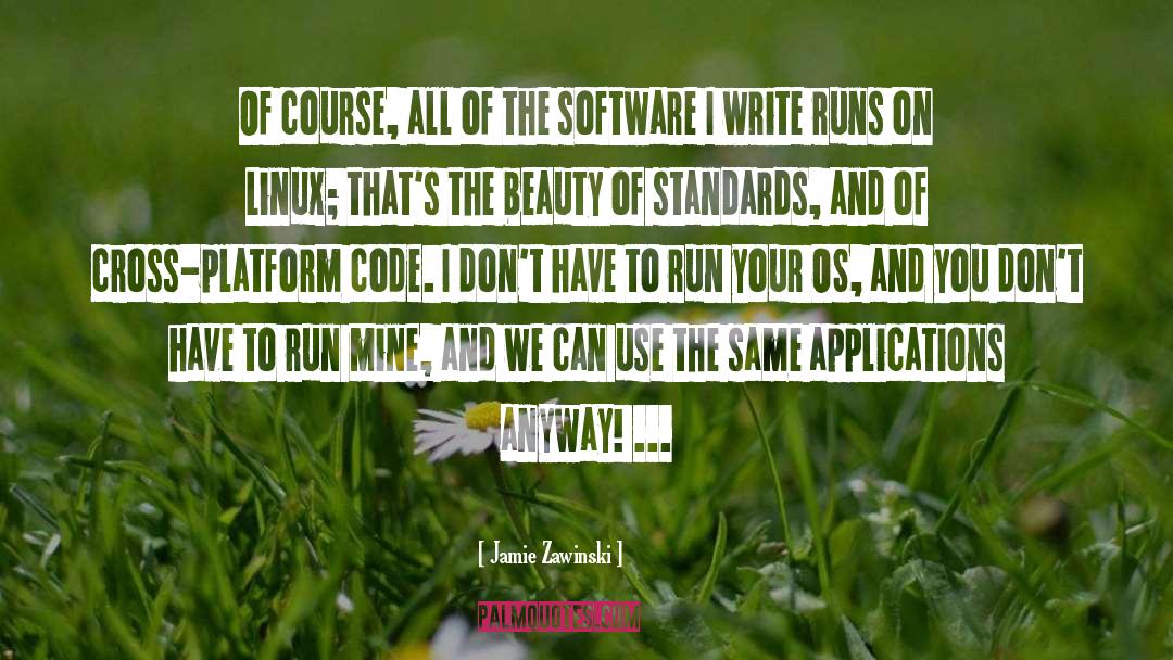 Linux quotes by Jamie Zawinski