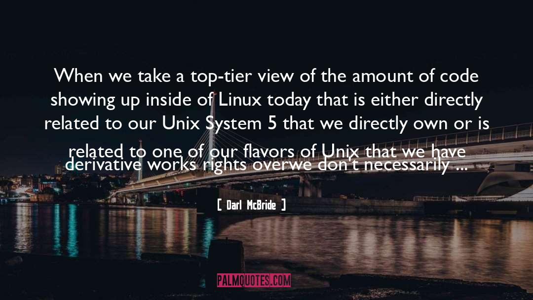 Linux quotes by Darl McBride