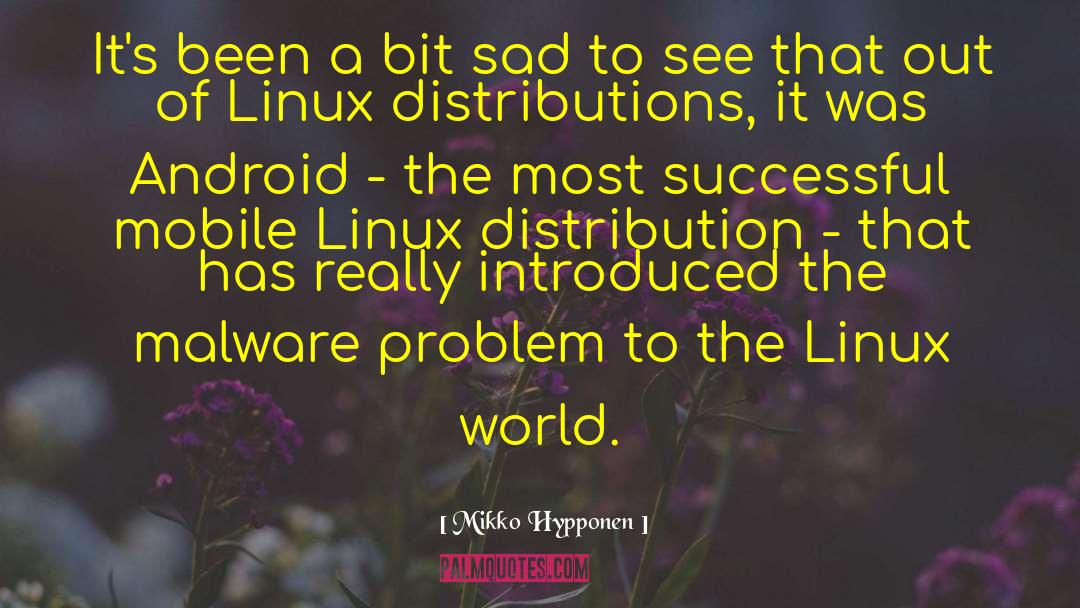 Linux quotes by Mikko Hypponen