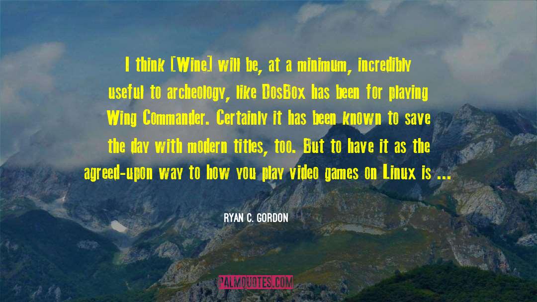 Linux quotes by Ryan C. Gordon