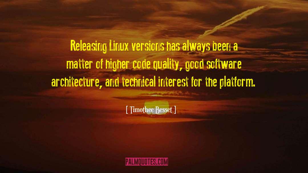 Linux quotes by Timothee Besset