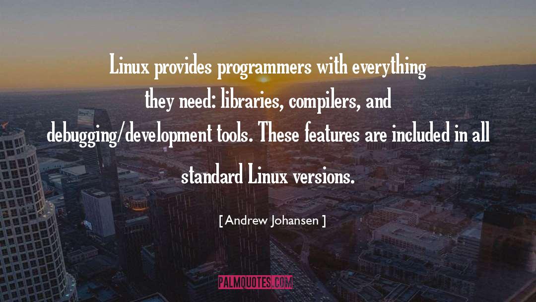 Linux quotes by Andrew Johansen