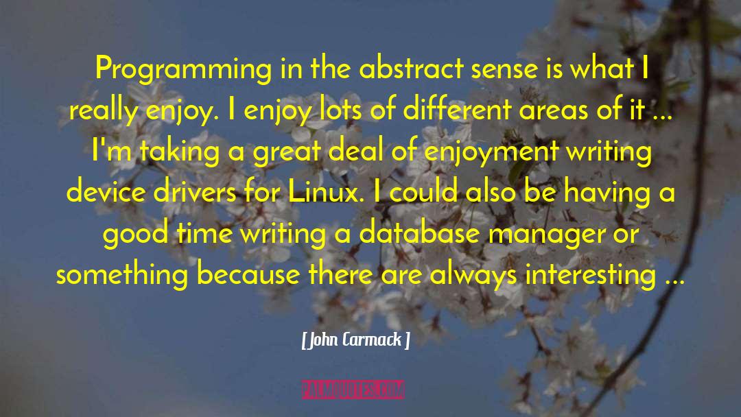 Linux quotes by John Carmack