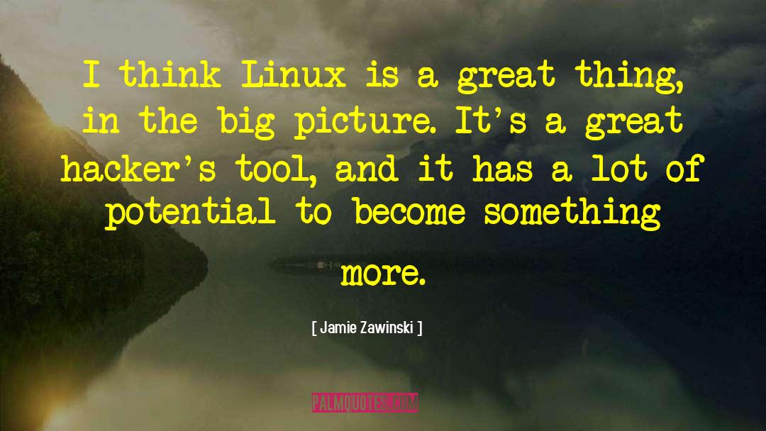 Linux quotes by Jamie Zawinski