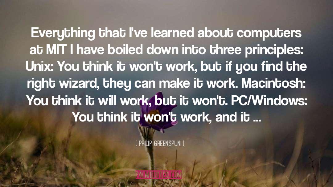 Linux Unix quotes by Philip Greenspun
