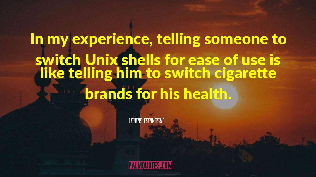 Linux Unix quotes by Chris Espinosa