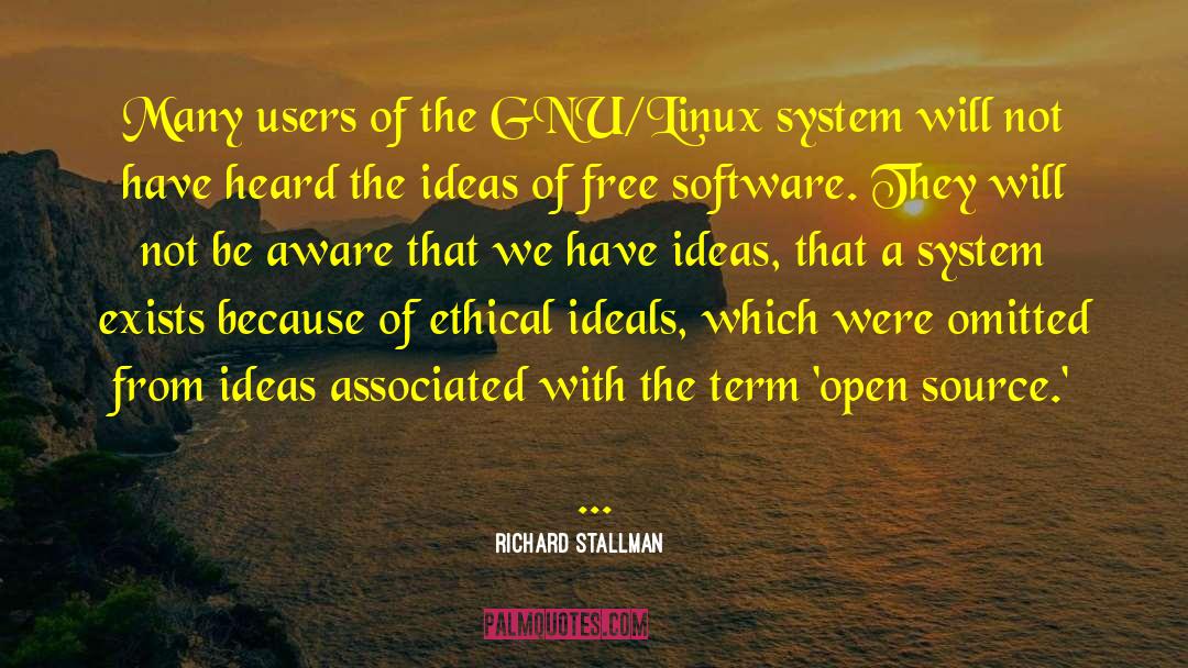Linux Unix quotes by Richard Stallman