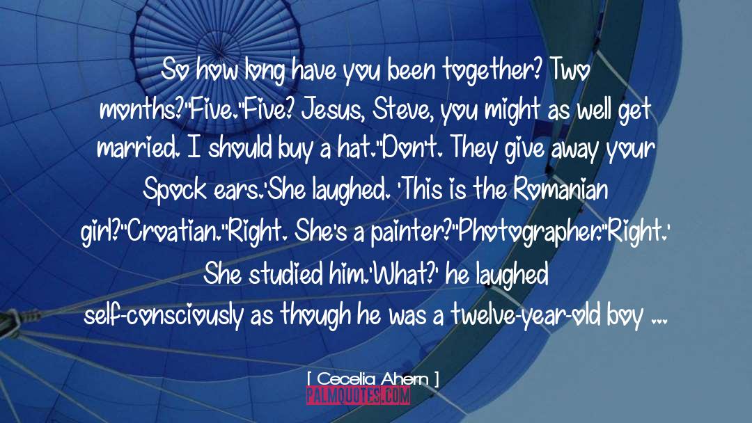 Lion Head quotes by Cecelia Ahern