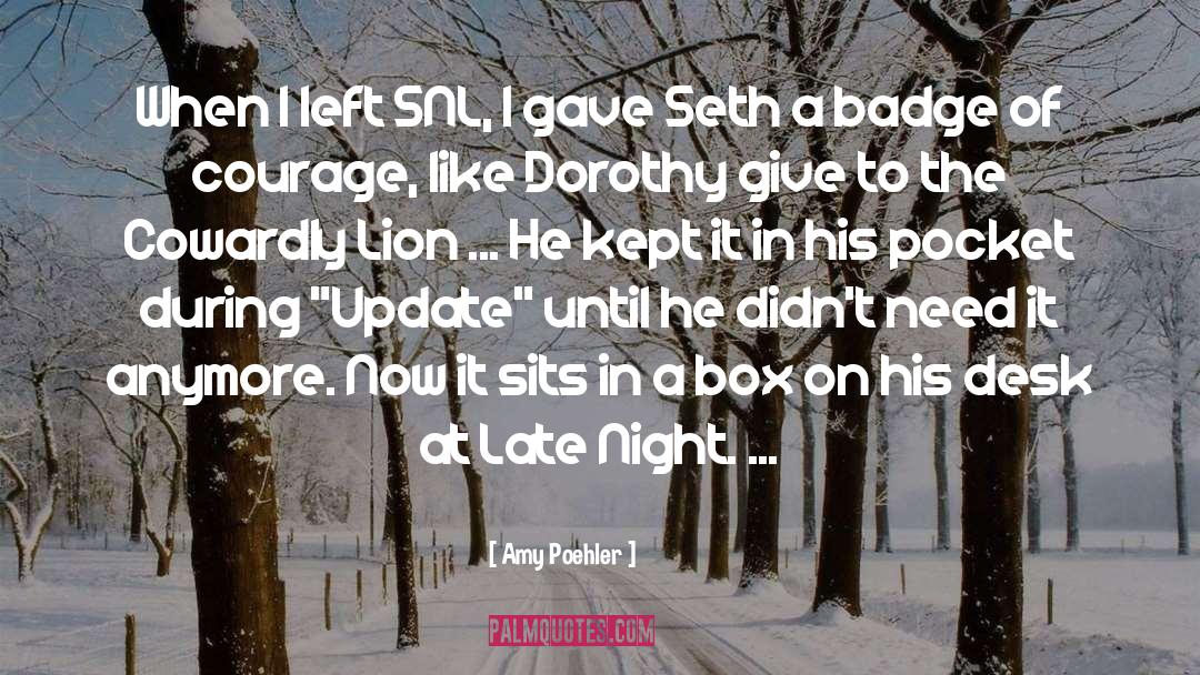 Lion In Winter quotes by Amy Poehler