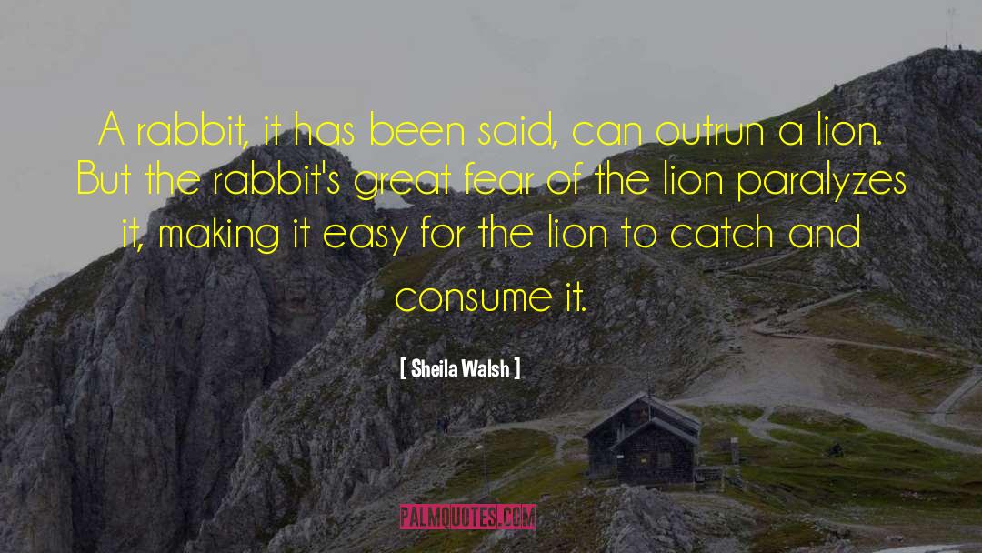 Lion Personality quotes by Sheila Walsh