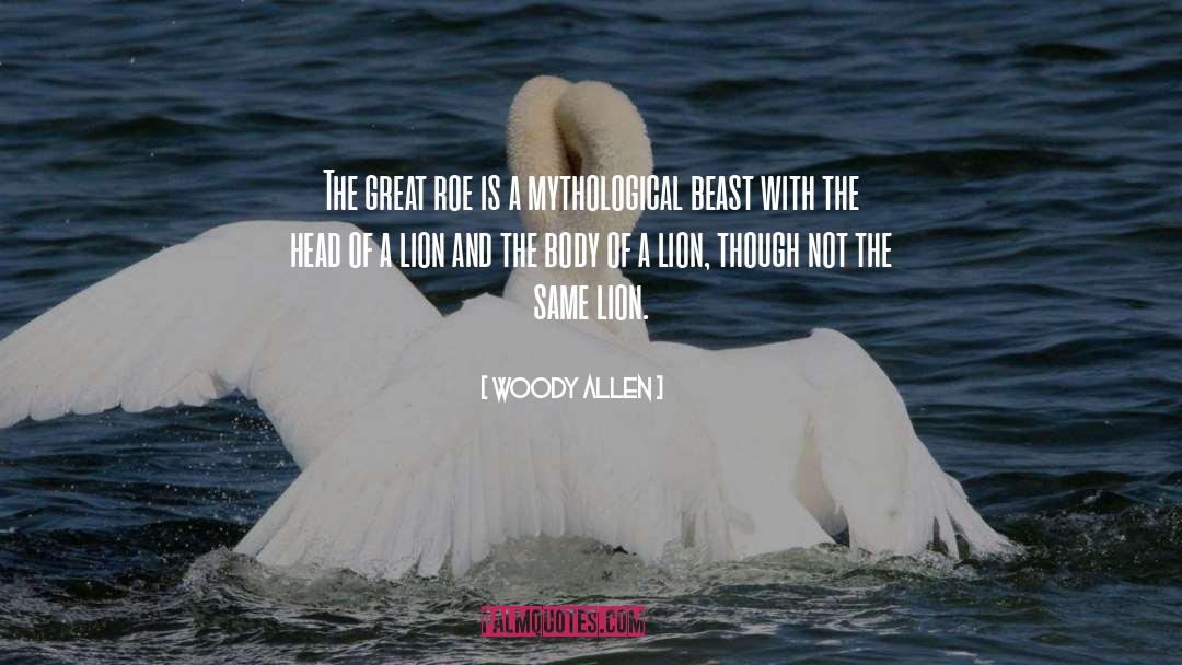 Lion Personality quotes by Woody Allen