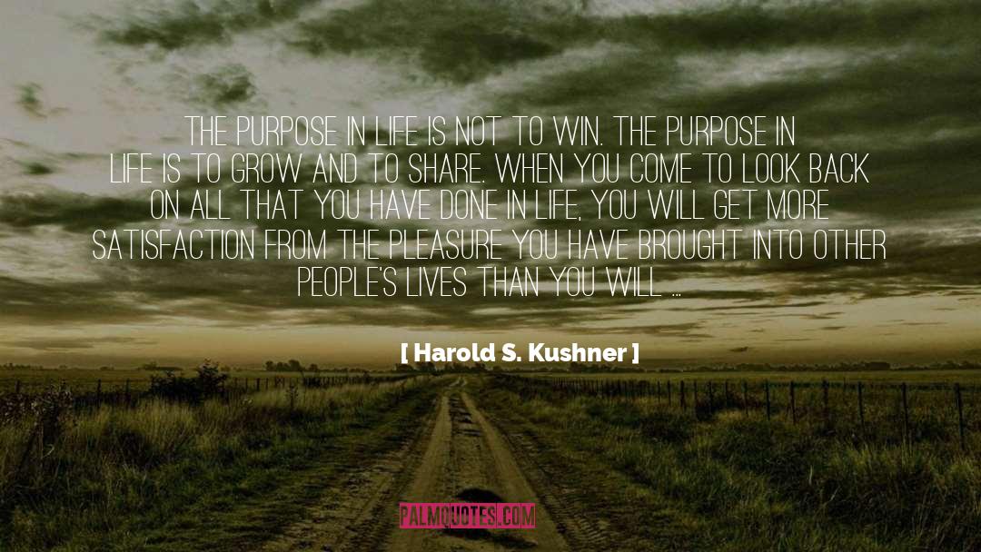 Lion S Share quotes by Harold S. Kushner
