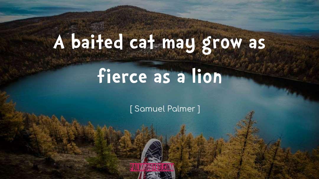Lion Whisperer quotes by Samuel Palmer